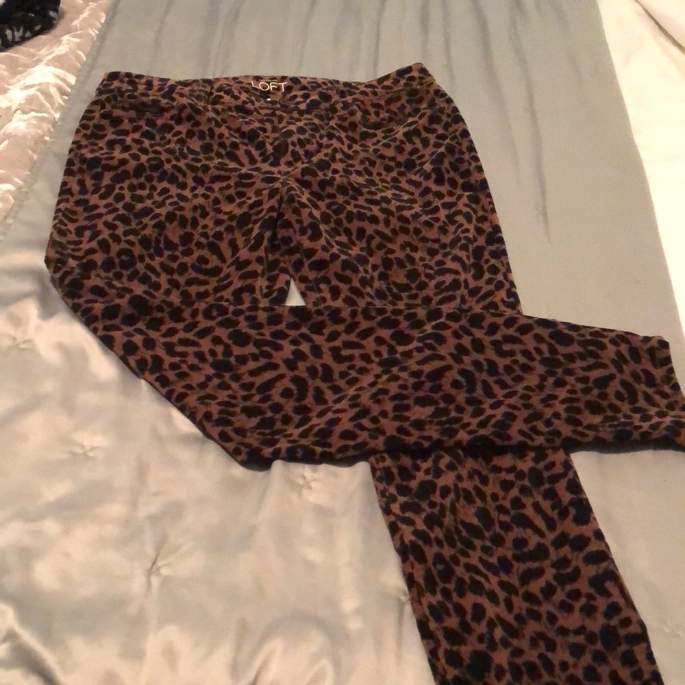 Loft velvet skinny